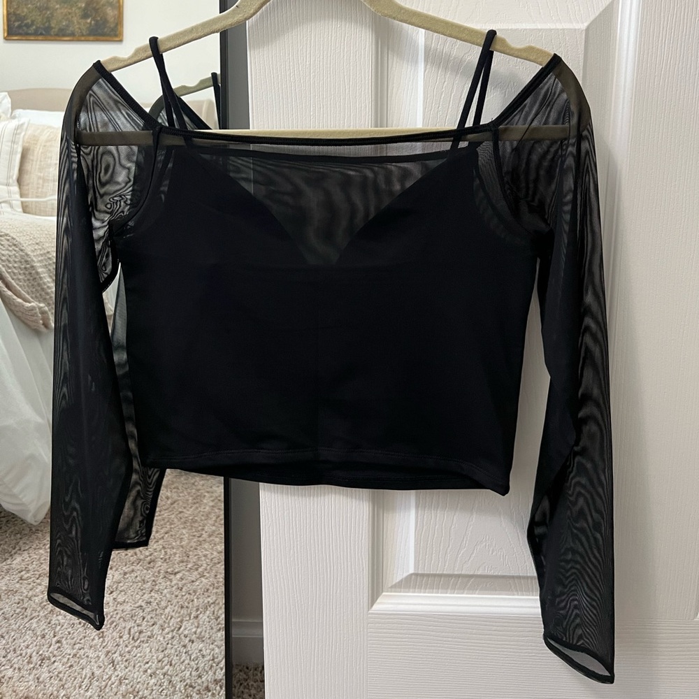 Abercrombie mesh top